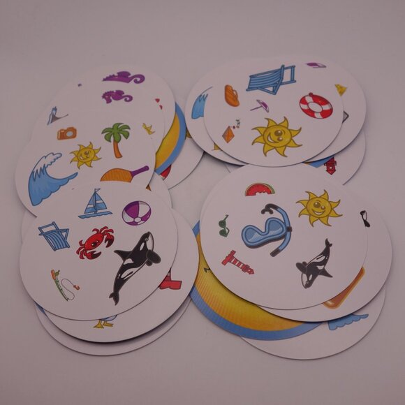 McDonald's 2025 Spot It! Plage Game with Box - Picture 14 of 16